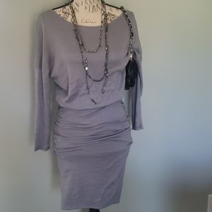 Michael-Star. Silver, Ruched body. NWT